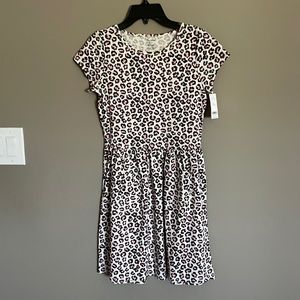 NWT carters leopard dress size 14